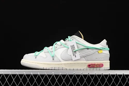 All Categories Nk SB Dunk Series Nk SB Dunk Low Low-top sneakers Cost-effective version OF x Nk Dunk Low “04 of 50” OW Gray Casual Sports Skateboard Shoes DM1602-114